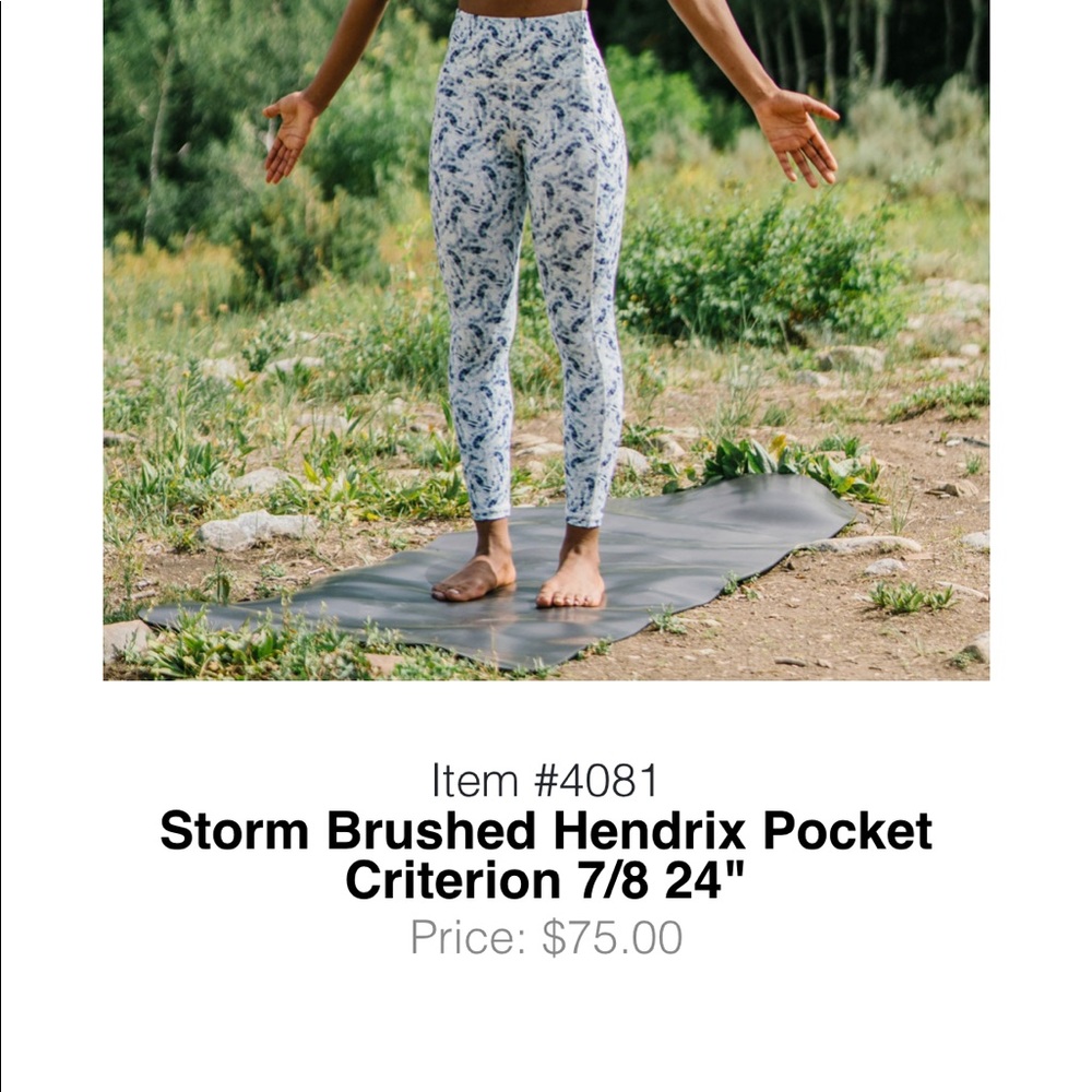Stormed brushed Hendrix pocket Criterion 7/8.  24 inch. Size 8-10